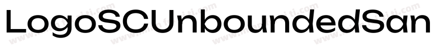 LogoSCUnboundedSans Reqular字体转换
